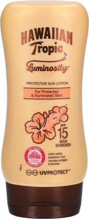 Hawaiian Tropic Luminosity Zonnebrand Lotion Medium SPF15 180 ml