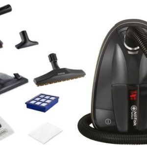 Nilfisk Select Superior – Energiezuinige stofzuiger met zak, 650 W motor, HEPA 13-filter, stille werking en complete accessoireset