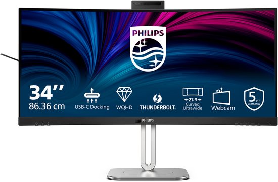 Philips - Ultrawide Monitor - USB-C - inch