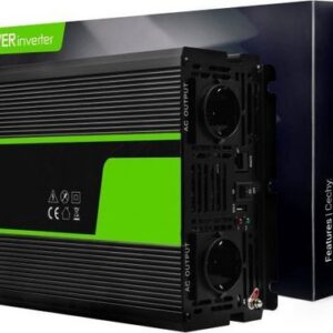 auto-omvormer 12V tot 230V, 3000W / 6000W, volledige sinusgolf.