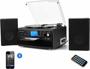 DIGITNOW Platenspeler M504 - Bluetooth Vinyl CD/cassette/radio
