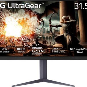 LG UltraGear 32GS75Q-B - QHD Gaming Monitor - IPS - 180 Hz - 32 inch