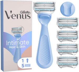 Gillette Venus Intimate voor de intieme zone Scheersysteem - 1 Handvat + 1 Scheermesjes