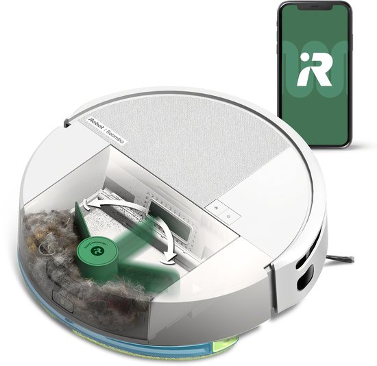 IRobot Roomba® 205 DustCompactor Combo - Robotstofzuiger met Dweilfunctie