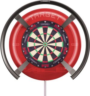 Target Darts Omni Dartbord Auto Score Ring met LED Verlichting - 4 HD Camera's voor Nauwkeurige Score Berekening - Inclusief DartCounter App - Magnetische Bevestiging - Compleet Pakket