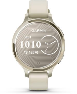 Garmin Lily 2 Active - Smartwatch - 35 mm - Lunar Goudkleurig met Bone Siliconen Bandje