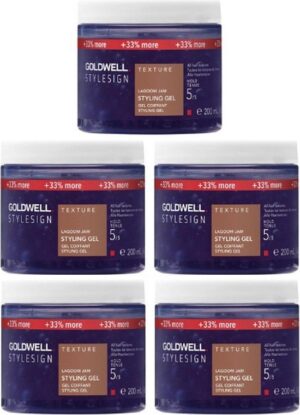 10x Goldwell StyleSign Lagoom Jam XL Styling Gel 200ml