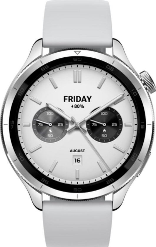 Tweedekans · Xiaomi Watch S4 - Smartwatch - 47 mm - Zilverkleurig