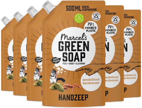 Marcel's Green Soap Handzeep - & - 6