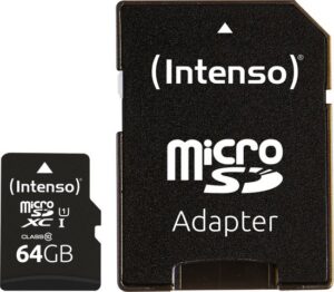 (Intenso) Micro geheugenkaart UHS-I - klasse 10 - met SD adapter