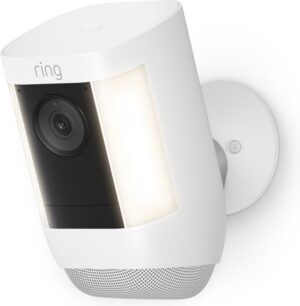 Ring - Spotlight Cam Pro Batterij- Beveiligingscamera - Wit