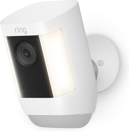 Ring - Spotlight Cam Pro Batterij- Beveiligingscamera - Wit