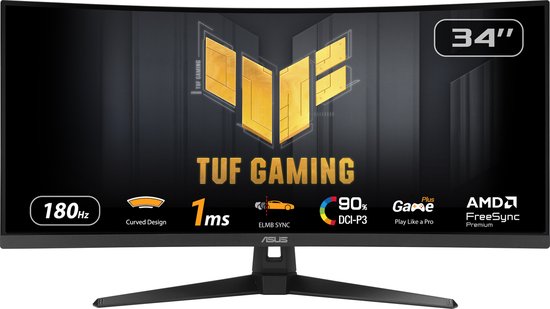 ASUS - Curved Gaming Monitor - Inch