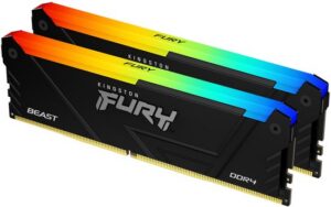 Kingston FURY Beast RGB - DDR4 DIMM - 32GB (2x16GB) - 3200MT/s - CL16 - XMP