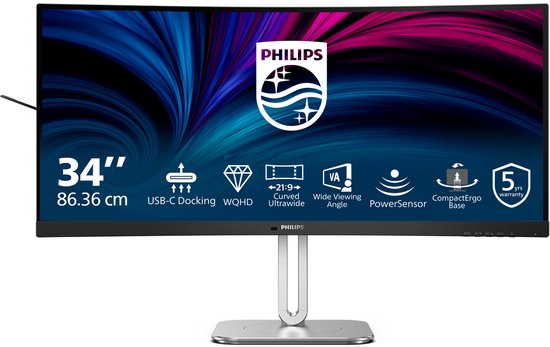 Philips - Ultrawide Monitor - USB-C - inch