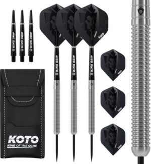 Tweedekans · KOTO - Kingmax 90% Darts 23G - Zilver - Stevige Ringgrip